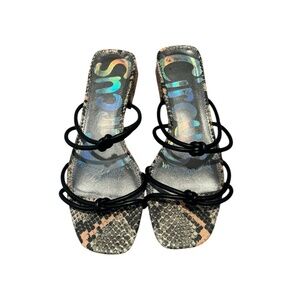 Circus by Sam Edelman Jay Block Heel Knotted Sandals Size 10
